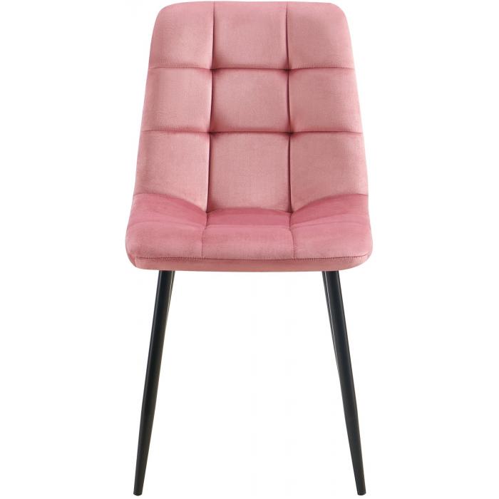 4er Set Esszimmersthle HLO-CP36 ~ rosa