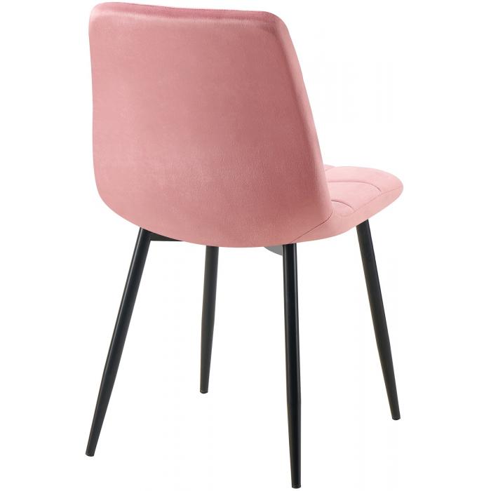 4er Set Esszimmersthle HLO-CP36 ~ rosa