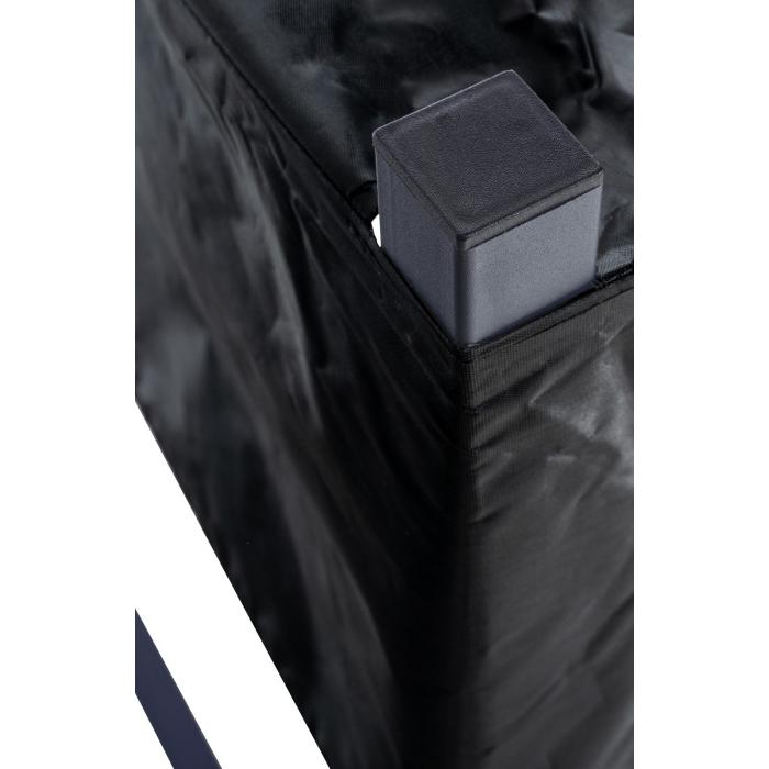 Kaminholzstnder + Abdeckplane HLO-CP17 25x110x115 cm ~ anthrazit