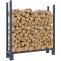 Kaminholzstnder + Abdeckplane HLO-CP17 25x110x115 cm ~ anthrazit