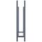 Kaminholzstnder + Abdeckplane HLO-CP17 25x110x115 cm ~ anthrazit