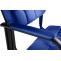 Besucherstuhl HLO-CP22 B Kunstleder ~ blau
