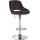 Barhocker HLO-CP278 Samt chrom ~ schwarz