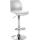 Barhocker HLO-CP262 Kunststoff ~ wei