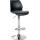 Barhocker HLO-CP262 Kunststoff ~ schwarz