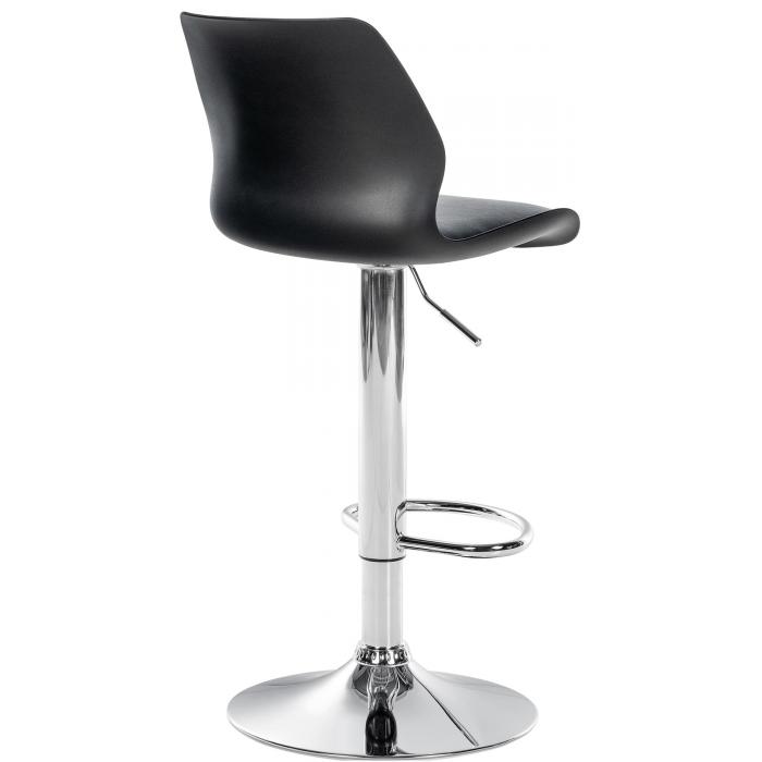 Barhocker HLO-CP262 Kunststoff ~ schwarz