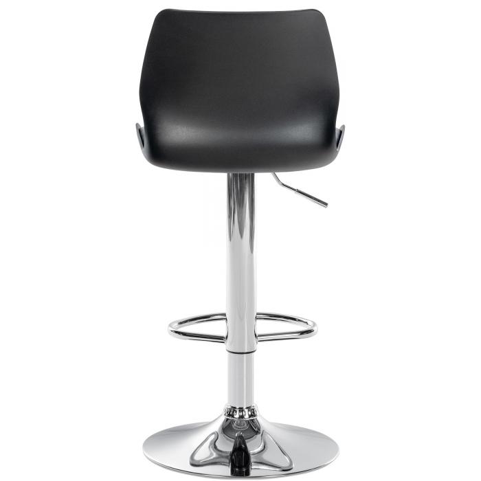 Barhocker HLO-CP262 Kunststoff ~ schwarz