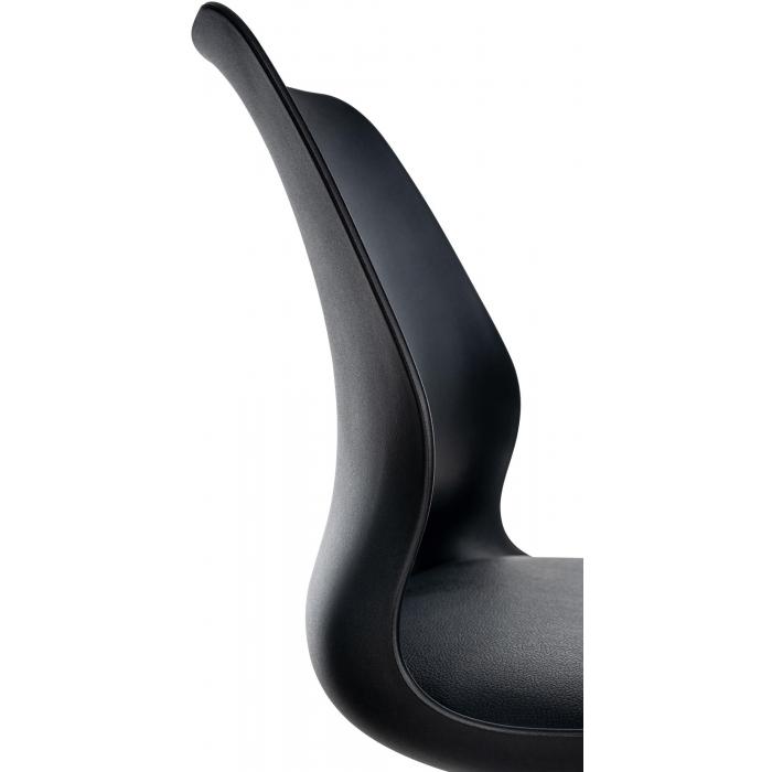 Barhocker HLO-CP262 Kunststoff ~ schwarz