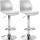 2er Set Barhocker HLO-CP262 Kunststoff ~ weiß 2er Set Barhocker HLO-CP262 Kunststoff ~ weiß