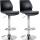 2er Set Barhocker HLO-CP262 Kunststoff ~ schwarz 2er Set Barhocker HLO-CP262 Kunststoff ~ schwarz