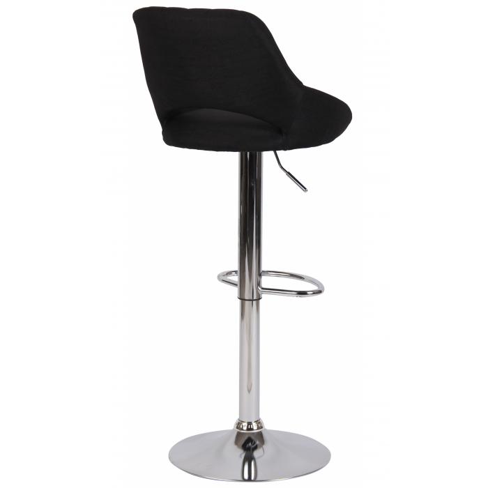 2er Set Barhocker HLO-CP279 Stoff C ~ schwarz