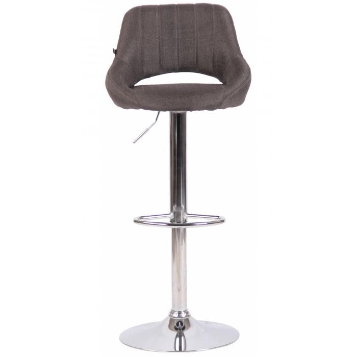 2er Set Barhocker HLO-CP279 Stoff C ~ dunkelgrau