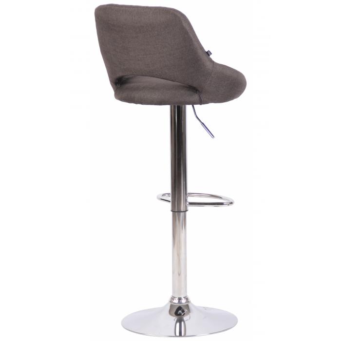2er Set Barhocker HLO-CP279 Stoff C ~ dunkelgrau