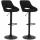 2er Set Barhocker HLO-CP279 Stoff B ~ schwarz