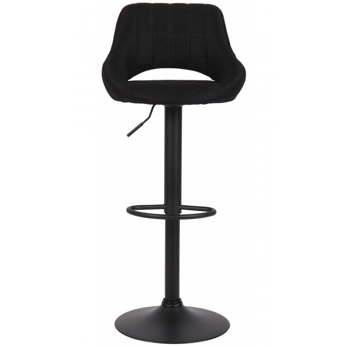 2er Set Barhocker HLO-CP279 Stoff B ~ schwarz