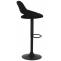 2er Set Barhocker HLO-CP279 Stoff B ~ schwarz