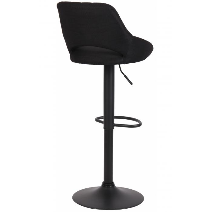 2er Set Barhocker HLO-CP279 Stoff B ~ schwarz