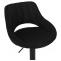 2er Set Barhocker HLO-CP279 Stoff B ~ schwarz