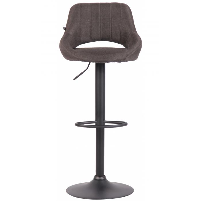 2er Set Barhocker HLO-CP279 Stoff B ~ dunkelgrau