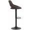 2er Set Barhocker HLO-CP279 Stoff B ~ dunkelgrau