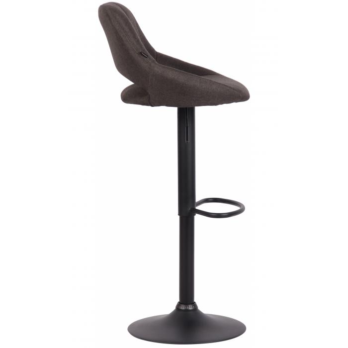 2er Set Barhocker HLO-CP279 Stoff B ~ dunkelgrau
