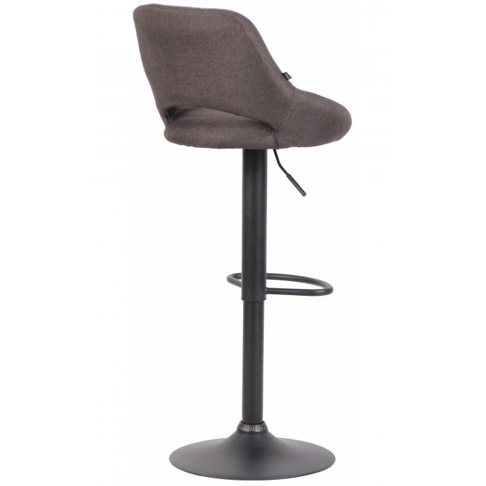 2er Set Barhocker HLO-CP279 Stoff B ~ dunkelgrau