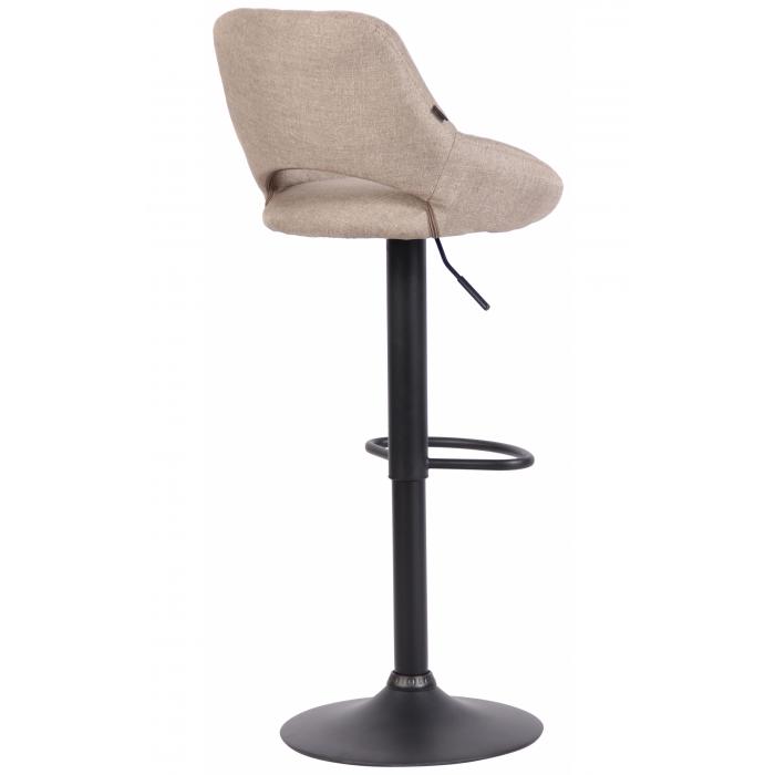 2er Set Barhocker HLO-CP279 Stoff B ~ taupe