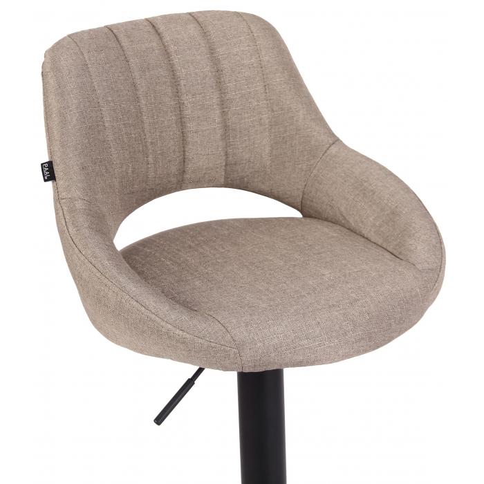 2er Set Barhocker HLO-CP279 Stoff B ~ taupe