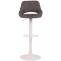 2er Set Barhocker HLO-CP279 Stoff W ~ dunkelgrau