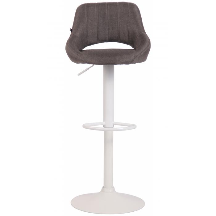2er Set Barhocker HLO-CP279 Stoff W ~ dunkelgrau
