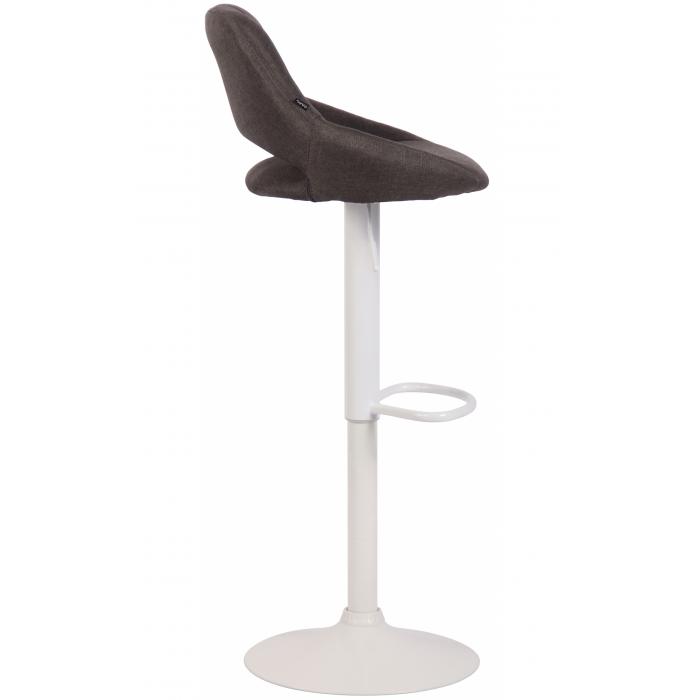 2er Set Barhocker HLO-CP279 Stoff W ~ dunkelgrau