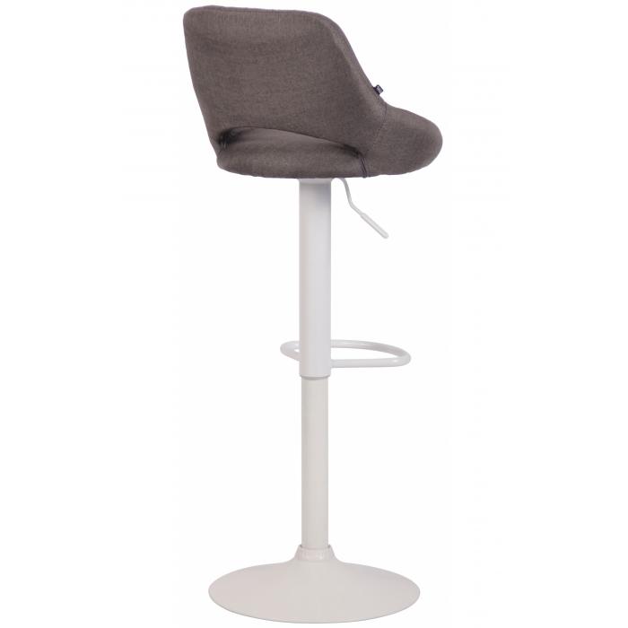 2er Set Barhocker HLO-CP279 Stoff W ~ dunkelgrau