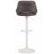 2er Set Barhocker HLO-CP279 Stoff W ~ dunkelgrau