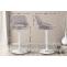 2er Set Barhocker HLO-CP279 Stoff W ~ grau