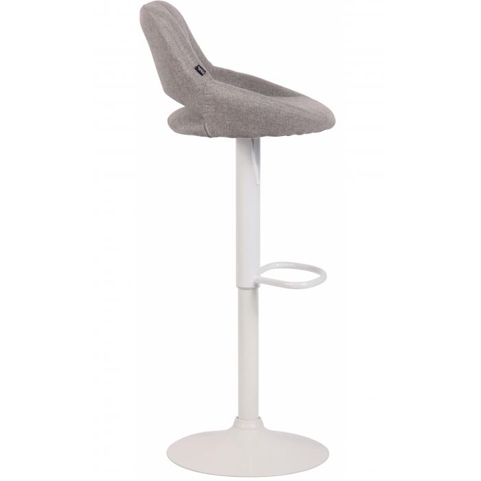 2er Set Barhocker HLO-CP279 Stoff W ~ grau
