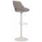 2er Set Barhocker HLO-CP279 Stoff W ~ grau