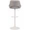2er Set Barhocker HLO-CP279 Stoff W ~ grau