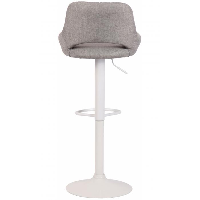 2er Set Barhocker HLO-CP279 Stoff W ~ grau
