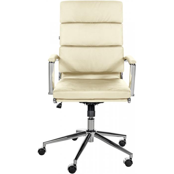 Brostuhl HLO-CP170 Echtleder ~ creme