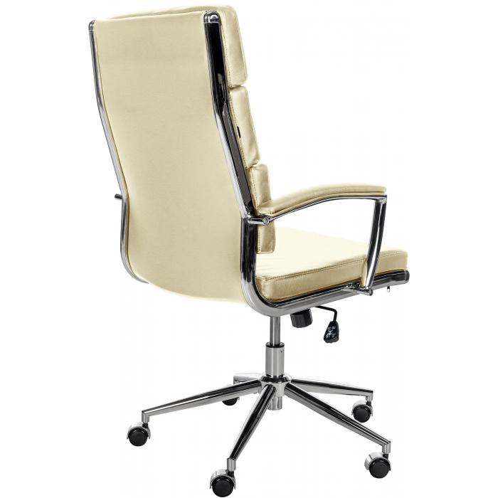 Brostuhl HLO-CP170 Echtleder ~ creme