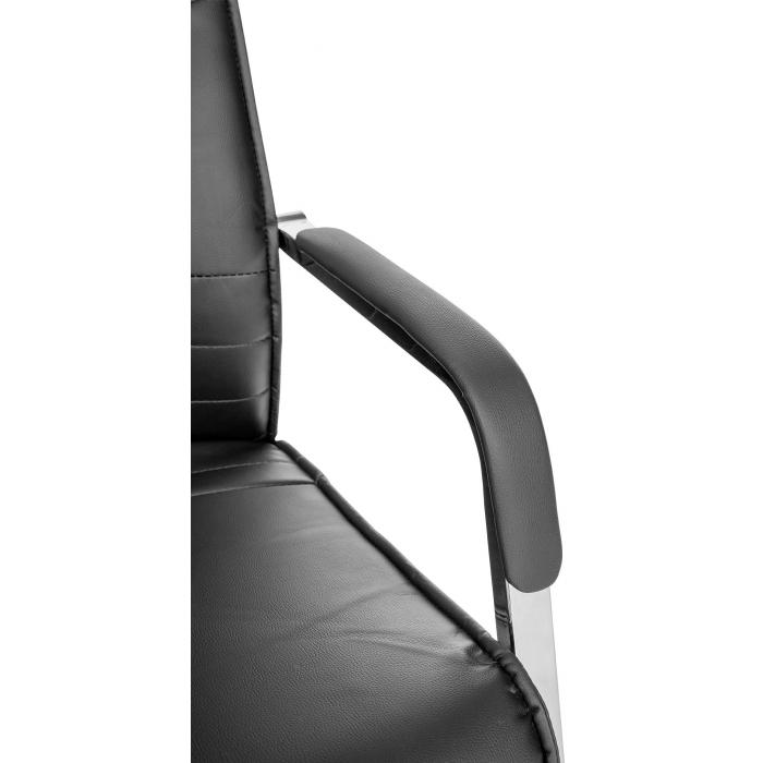 Besucherstuhl HLO-CP112 ~ schwarz