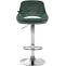 2er Set Barhocker HLO-CP278 Samt C ~ grn