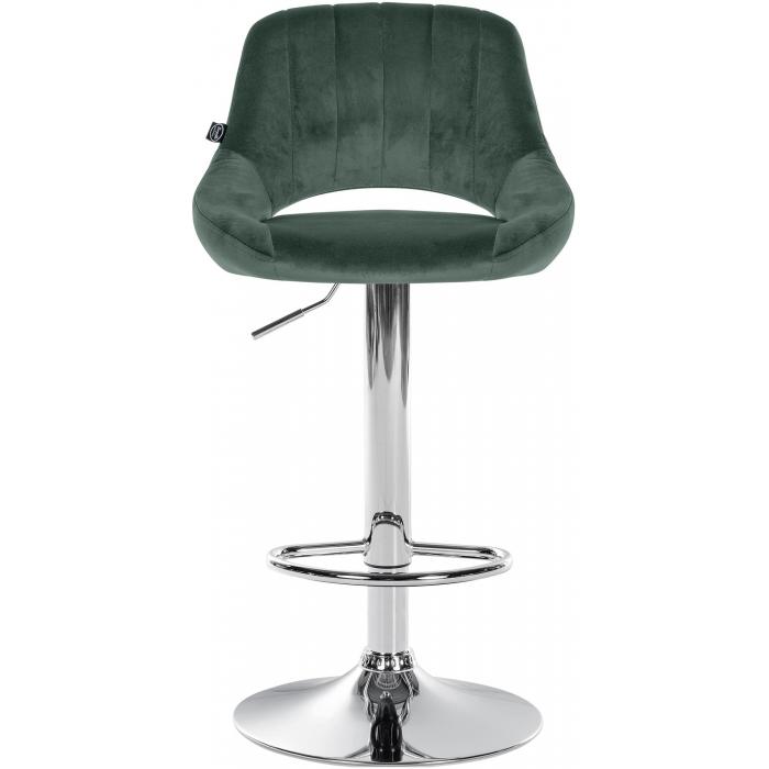 2er Set Barhocker HLO-CP278 Samt C ~ grn