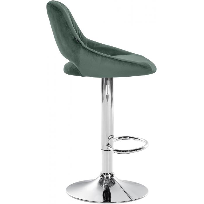 2er Set Barhocker HLO-CP278 Samt C ~ grn
