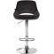 2er Set Barhocker HLO-CP278 Samt C ~ schwarz