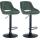 2er Set Barhocker HLO-CP278 Samt B ~ grn
