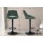 2er Set Barhocker HLO-CP278 Samt B ~ grn