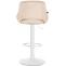 2er Set Barhocker HLO-CP278 Samt W ~ creme