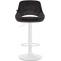 2er Set Barhocker HLO-CP278 Samt W ~ schwarz