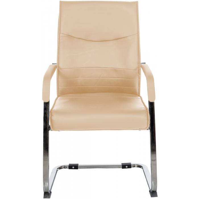 2er Set Besucherstuhl HLO-CP112 ~ khaki